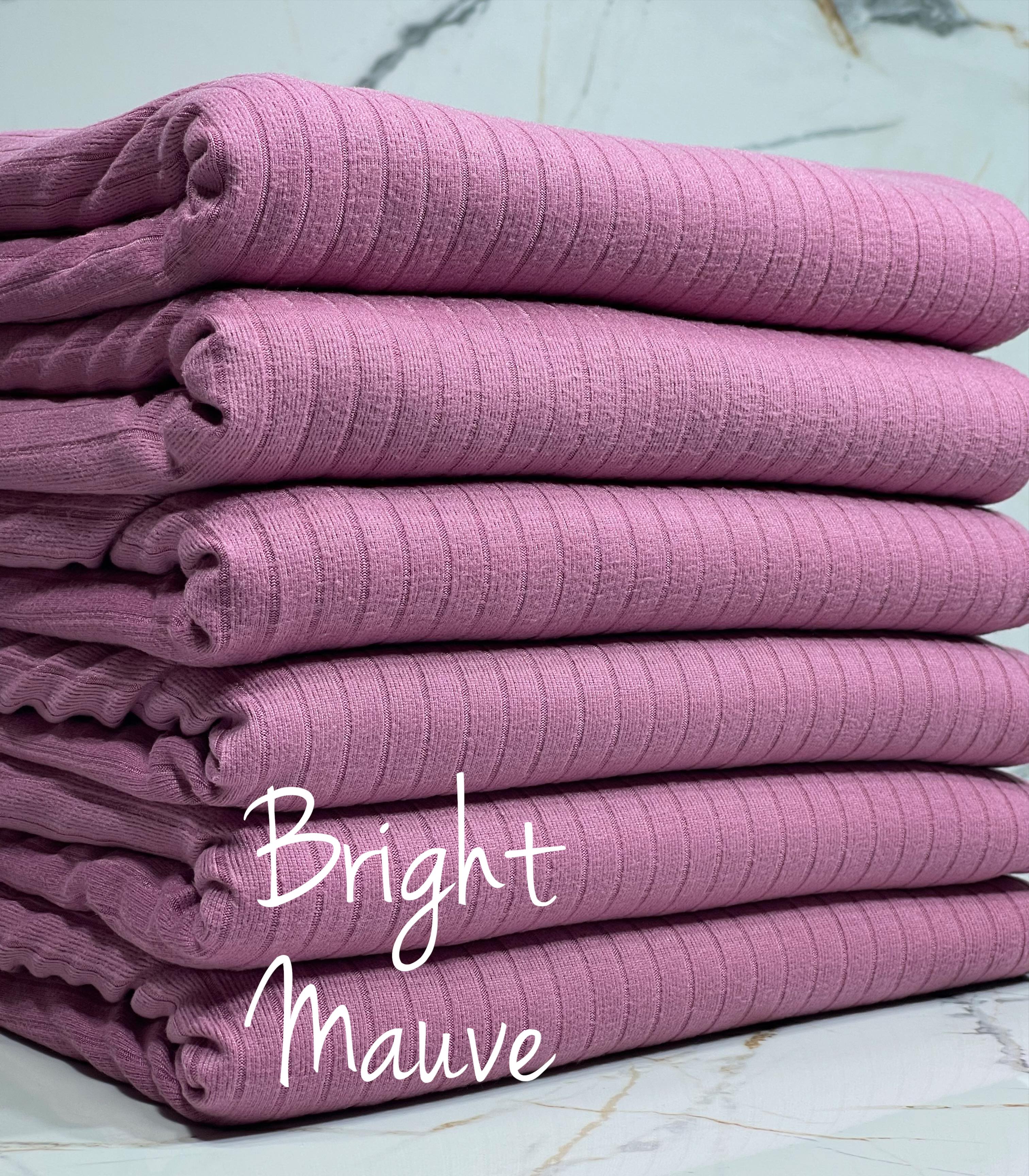 z.(8X2 RIB) BRIGHT MAUVE