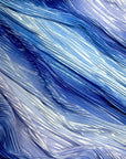 (PLEATED) BLUE COLORWAVE