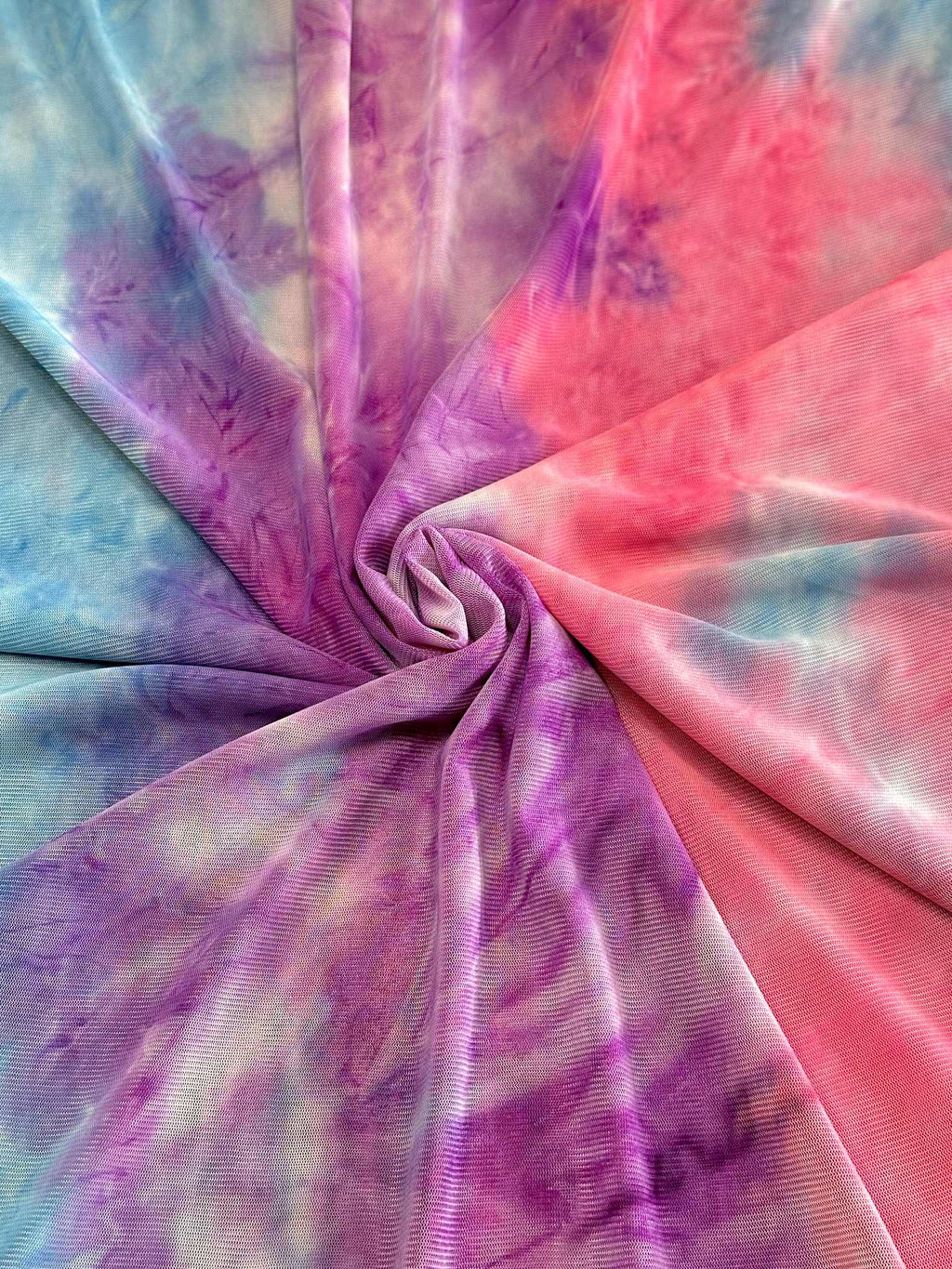 (MESH) HOT PINK, OCEAN, AND PURPLE TIE DYE