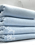 (FRENCH TERRY) 2-TONE SKY BLUE