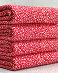 (DBP) TINY OFF WHITE FLOWERS ON RED(1)