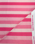 (4X2 YUMMY RIB) FUCHSIA, PINK, AND LIGHT PINK STRIPES