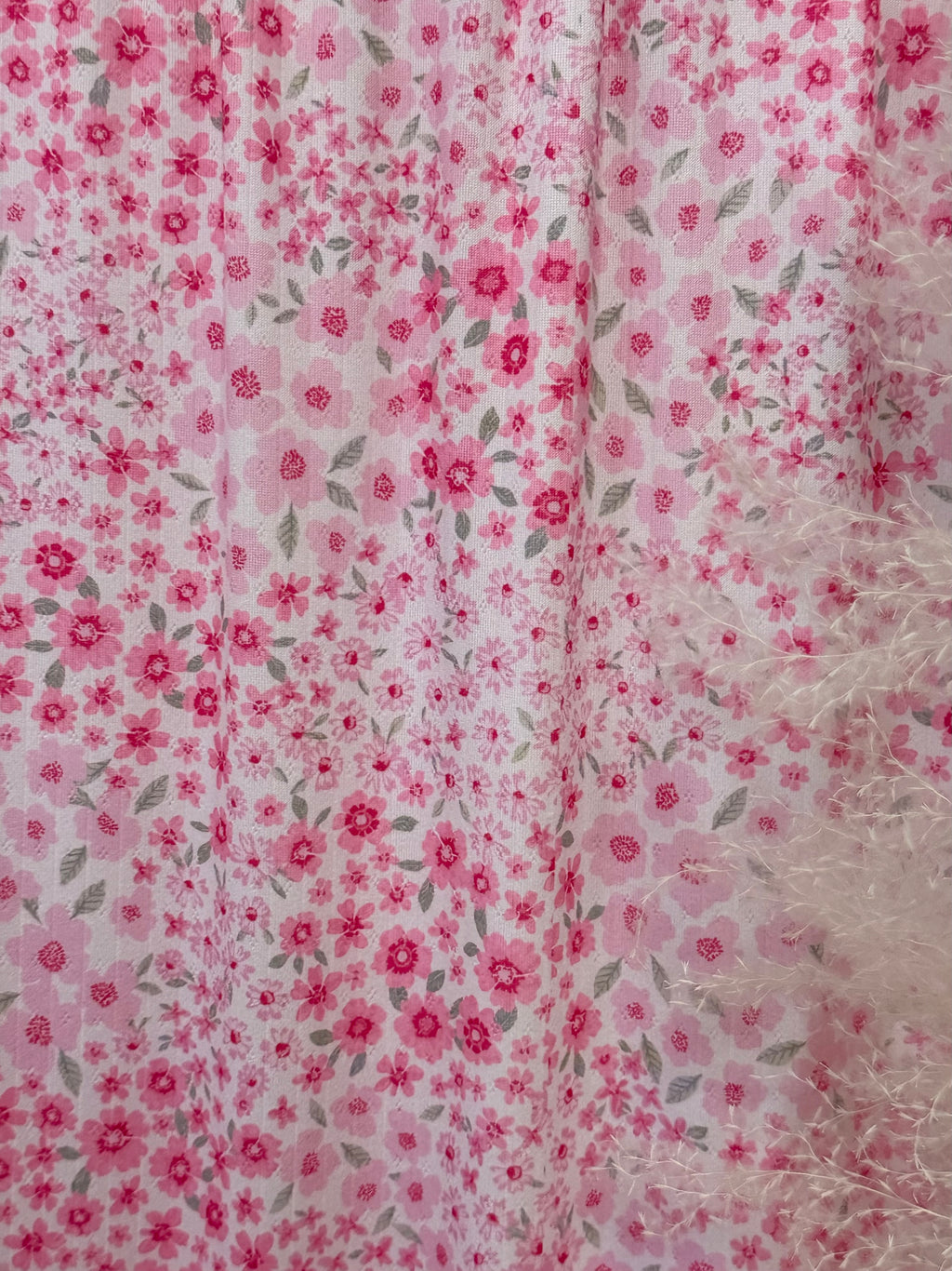 (POINTELLE RIB) PINK PETAL PATCH