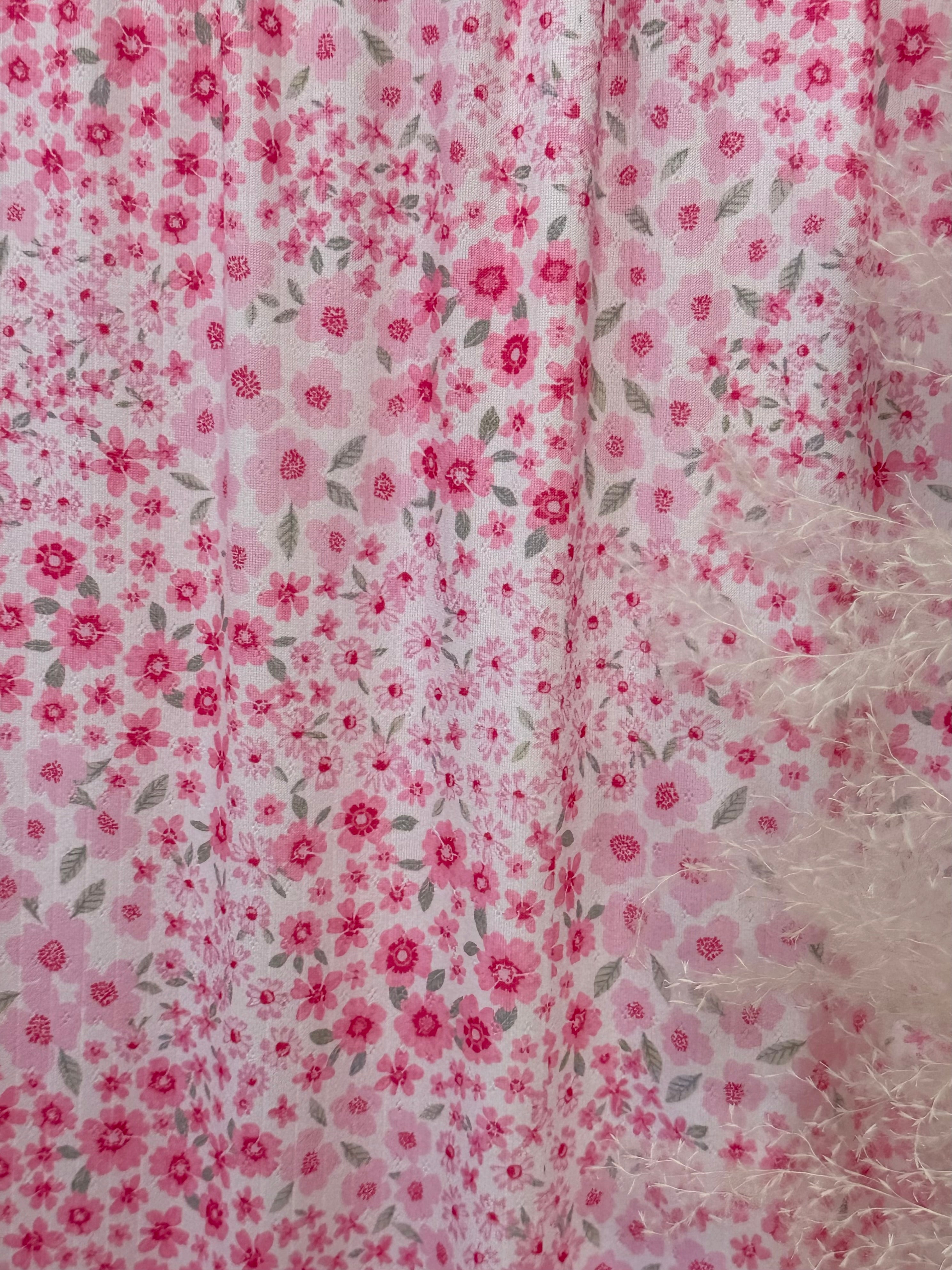 (POINTELLE RIB) PINK PETAL PATCH