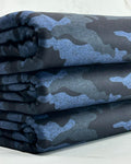 (YOGA) NAVY, BLACK, AND CHARCOAL CAMOUFLAGE