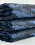 (YOGA) NAVY, BLACK, AND CHARCOAL CAMOUFLAGE
