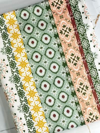 (DBP) CORAL, TAN, AND BROWN BOHO PRINT