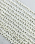 (TRIM) IVORY STRIP WITH PEARLS