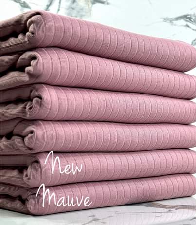 z.(8X2 RIB) NEW MAUVE