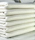 (4X2 RIB) SILVER SHIMMER ON IVORY