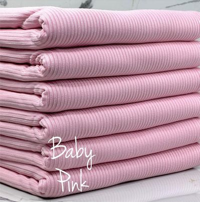 z.(4X2 RIB) BABY PINK