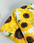 (DBP) SMALL SUNFLOWERS ON OFF WHITE