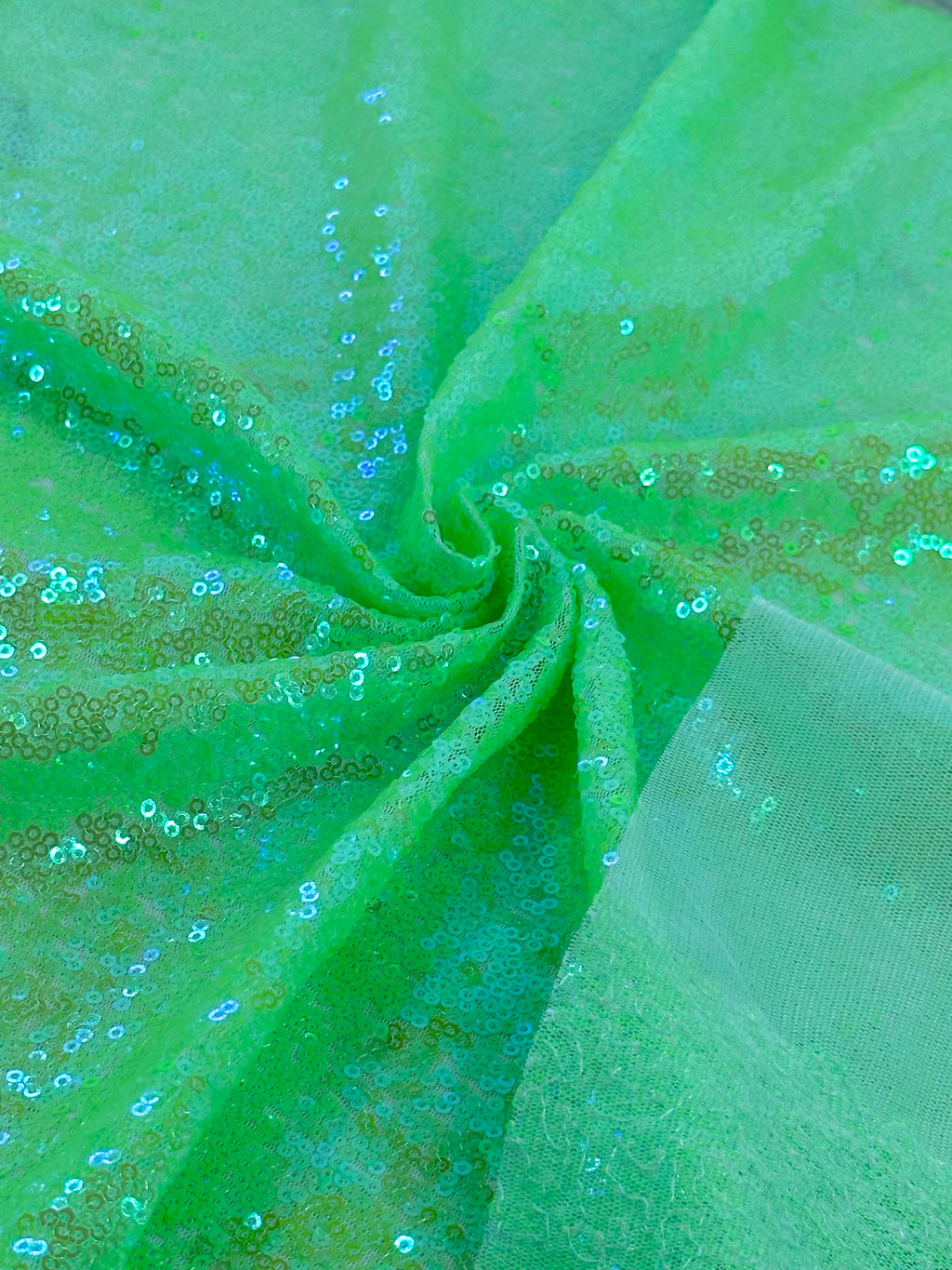 (SEQUIN) LIME GREEN