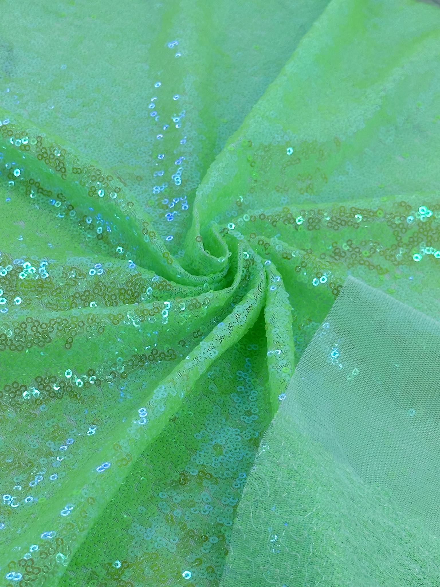 (SEQUIN) LIME GREEN