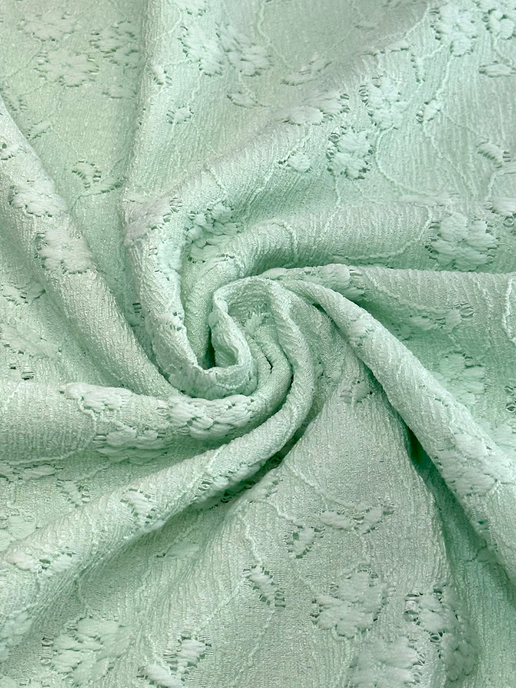 (LACE) LIGHT MINT AMOR FLORAL