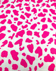 (DBP) FUSCHIA COW PRINT ON OFF WHITE