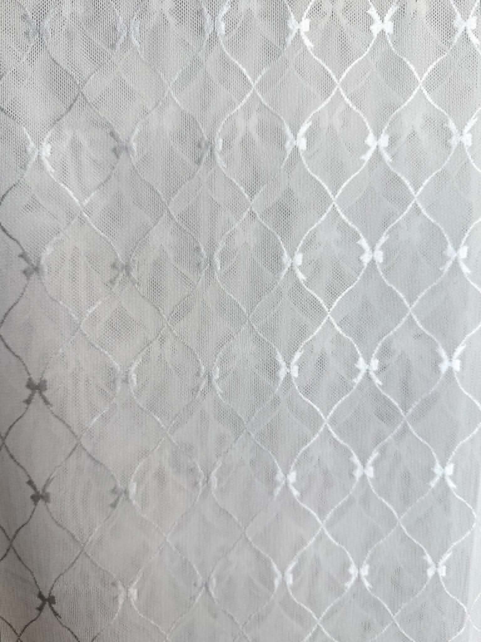 (MESH) WHITE ANGEL BOWS