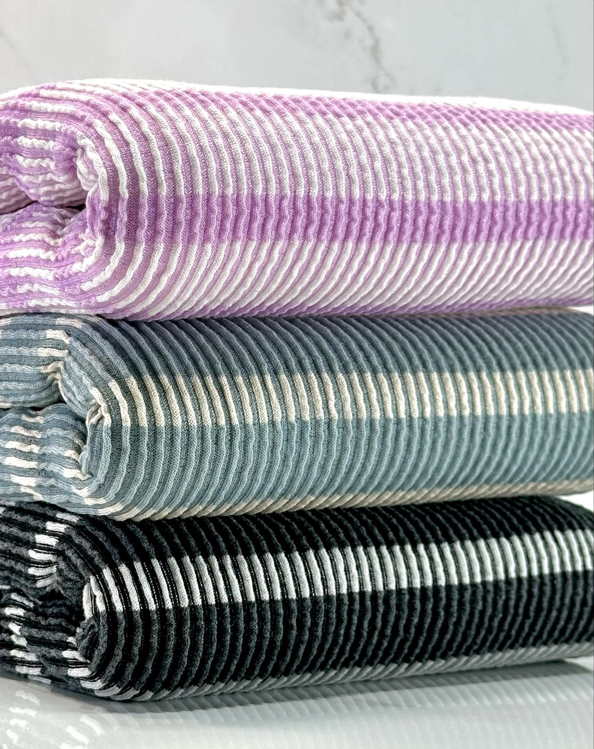 (URBAN RIB) STRIPES ON LAVENDER