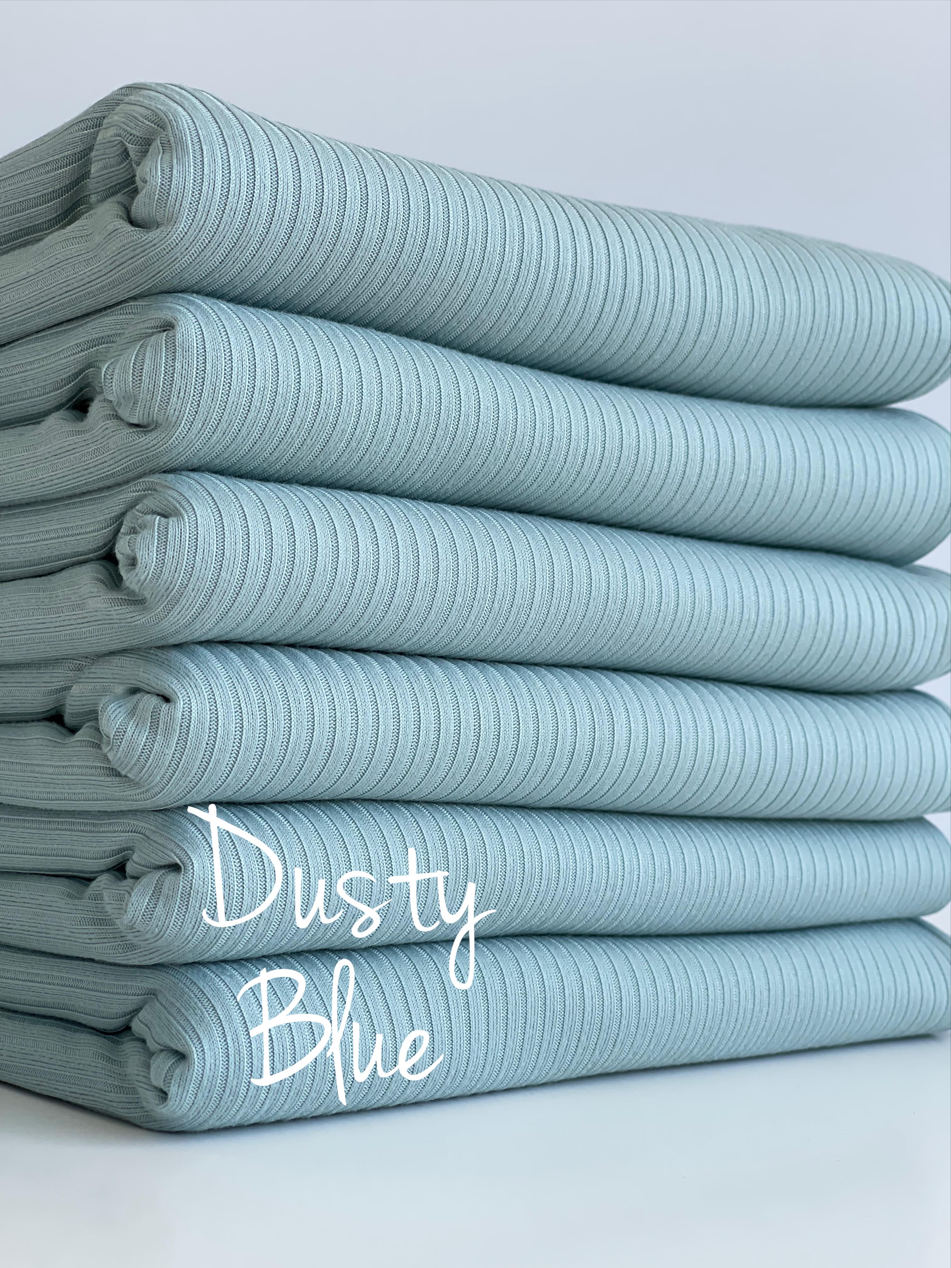 z.(4X2 RIB) DUSTY BLUE