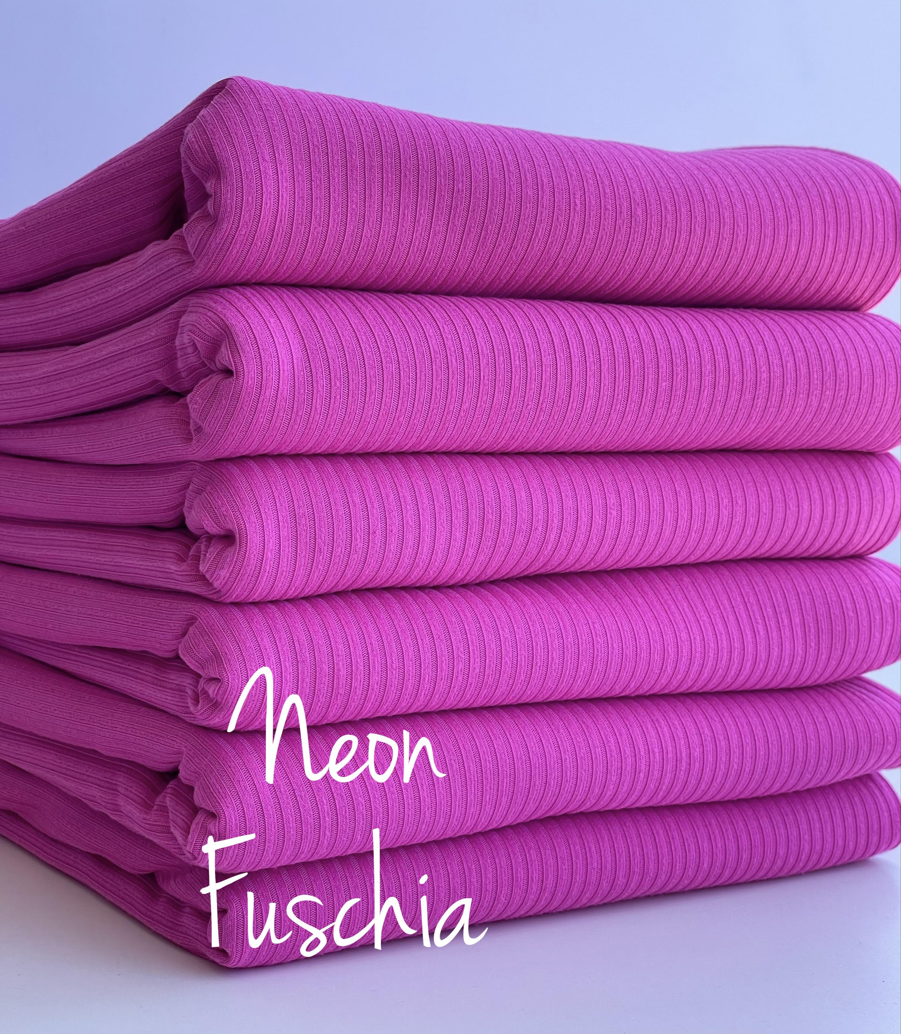 z.(4X2 RIB) NEON FUSCHIA