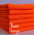 z.(4X2 RIB) NEON ORANGE