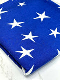 (RAYON MODAL) OFF WHITE STARS ON ROYAL