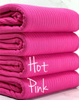 (8X3 RIB) HOT PINK
