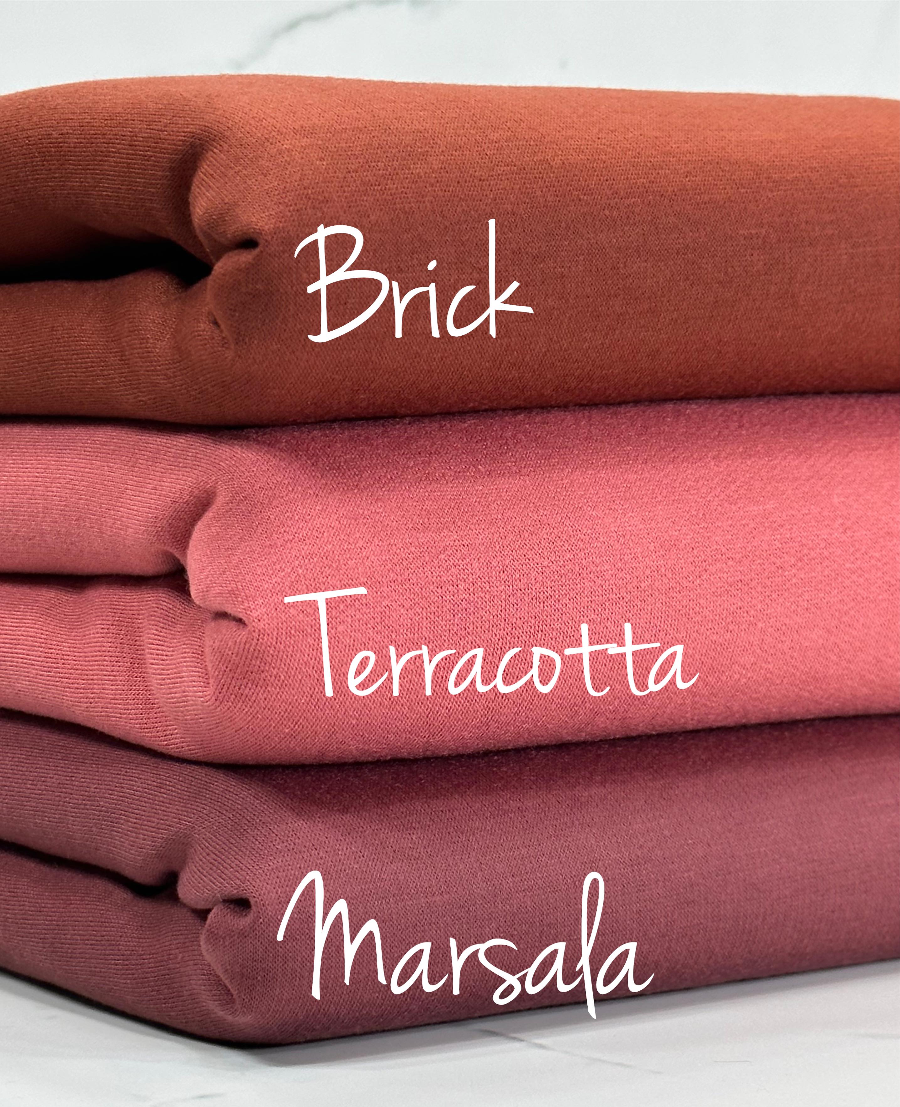 (FRENCH TERRY BRUSHED) MARSALA (1)