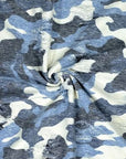 (DISTRESSED) BLUE CAMOFLAUGE