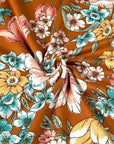 (DBP) VINTAGE FLORAL ON RUST