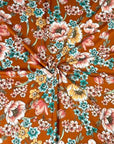 (DBP) VINTAGE FLORAL ON RUST