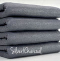 (DBP) SILVER LIGHT SHIMMER ON CHARCOAL