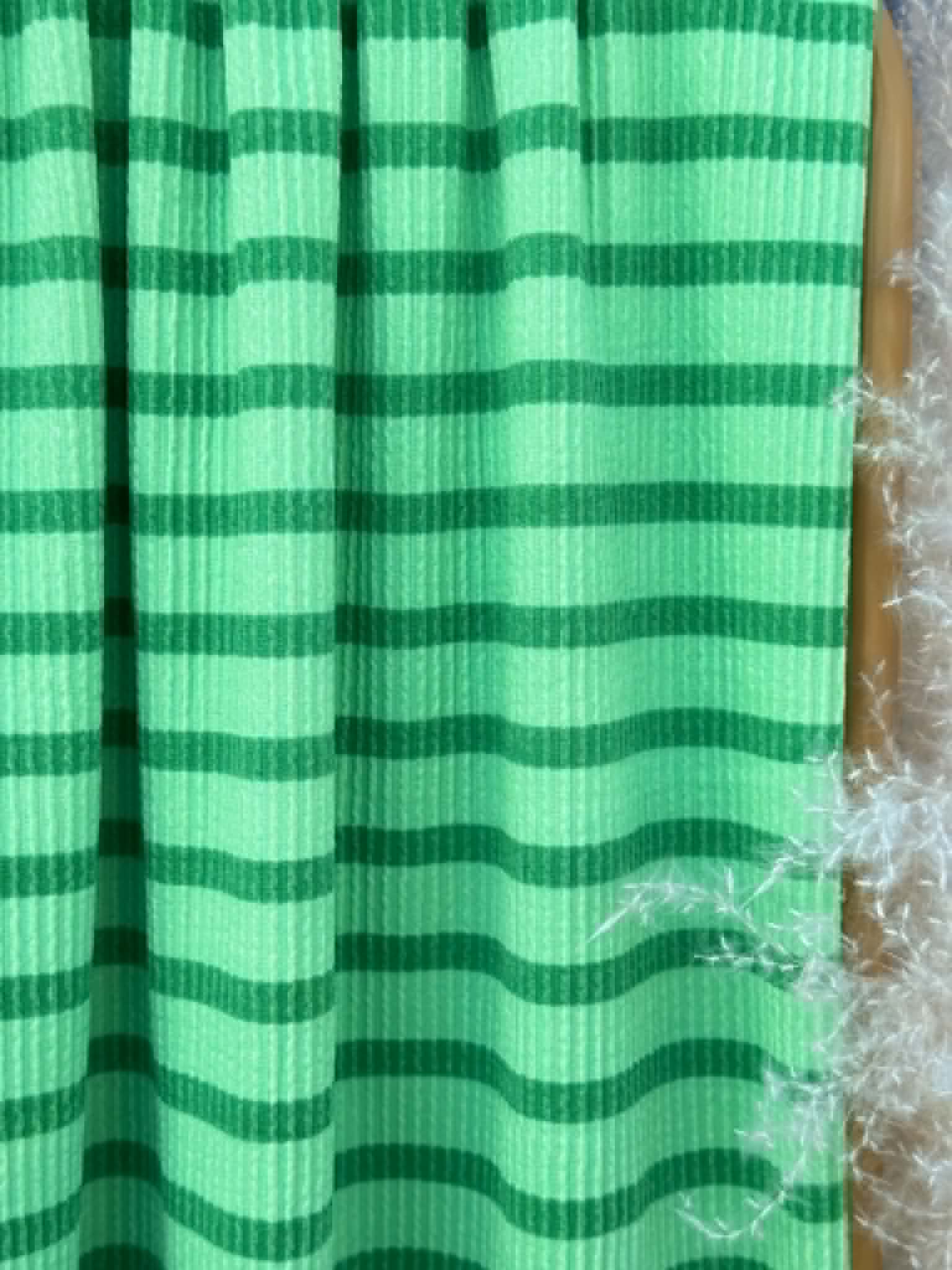 (URBAN RIB) STRIPES ON GREEN