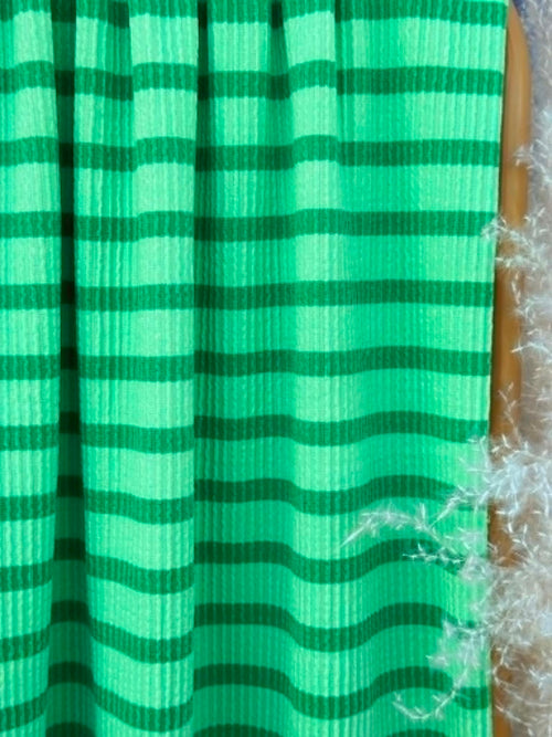 (URBAN RIB) STRIPES ON GREEN
