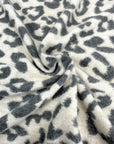 (BRUSHED SWEATER KNIT) STEEL LEOPARD ON IVORY