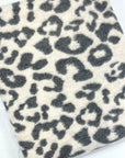 (BRUSHED SWEATER KNIT) STEEL LEOPARD ON IVORY