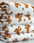 (4X2 YUMMY RIB) FOOTBALL BOWS AND STARS ON OFF WHITE(2)