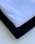 (VELVET RIB) BLACK HORIZONTAL LINES