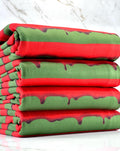 (DBP) DRIPPING RED BLOOD ON DARK OLIVE