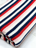 (SWEATER RIB) NAVY, RED, PINK, AND OFF WHITE STRIPES (2)