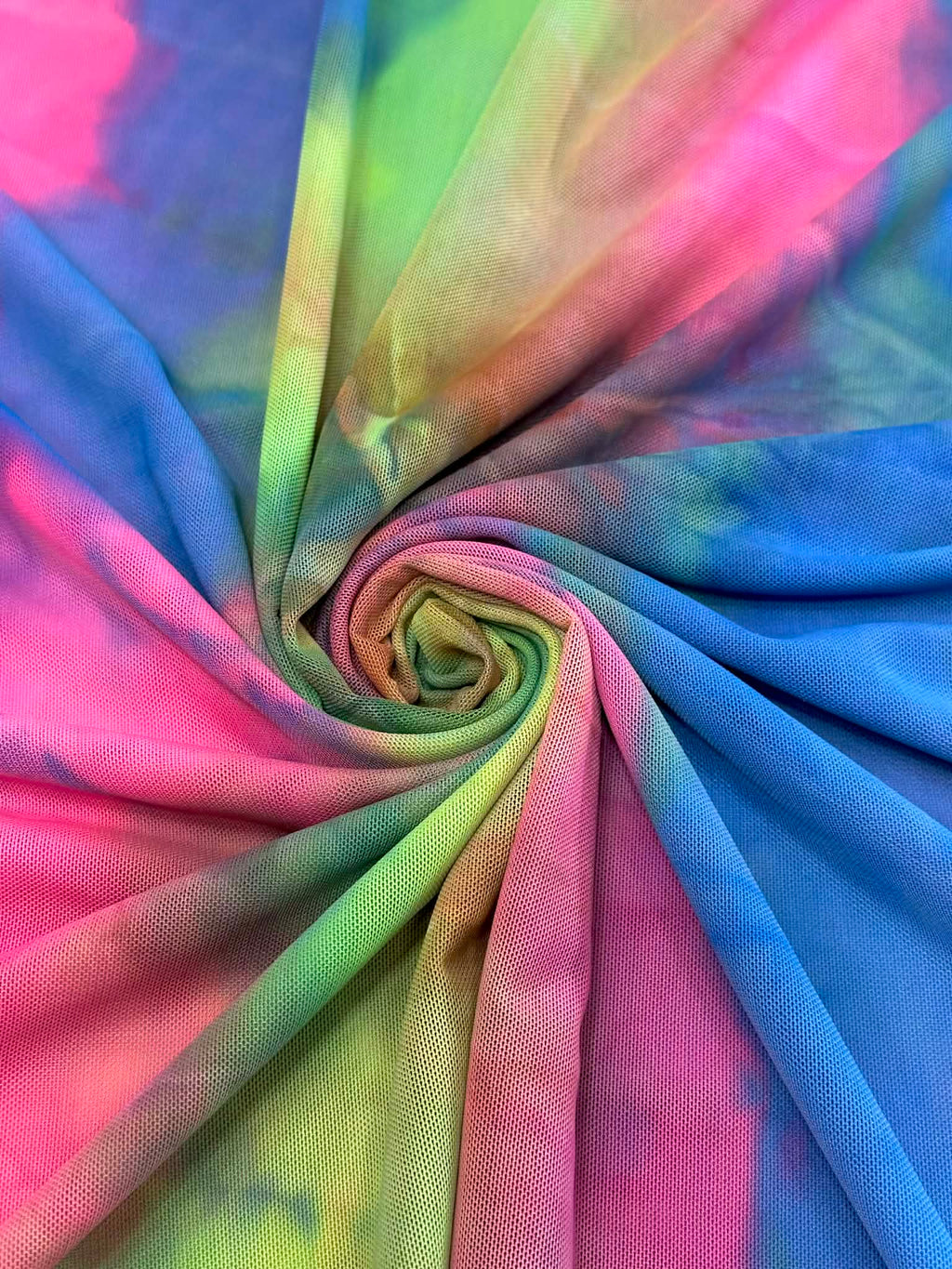 (MESH) RAINBOW TIE DYE