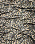 (URBAN RIB) VINTAGE BLACK LEOPARD ON BROWN