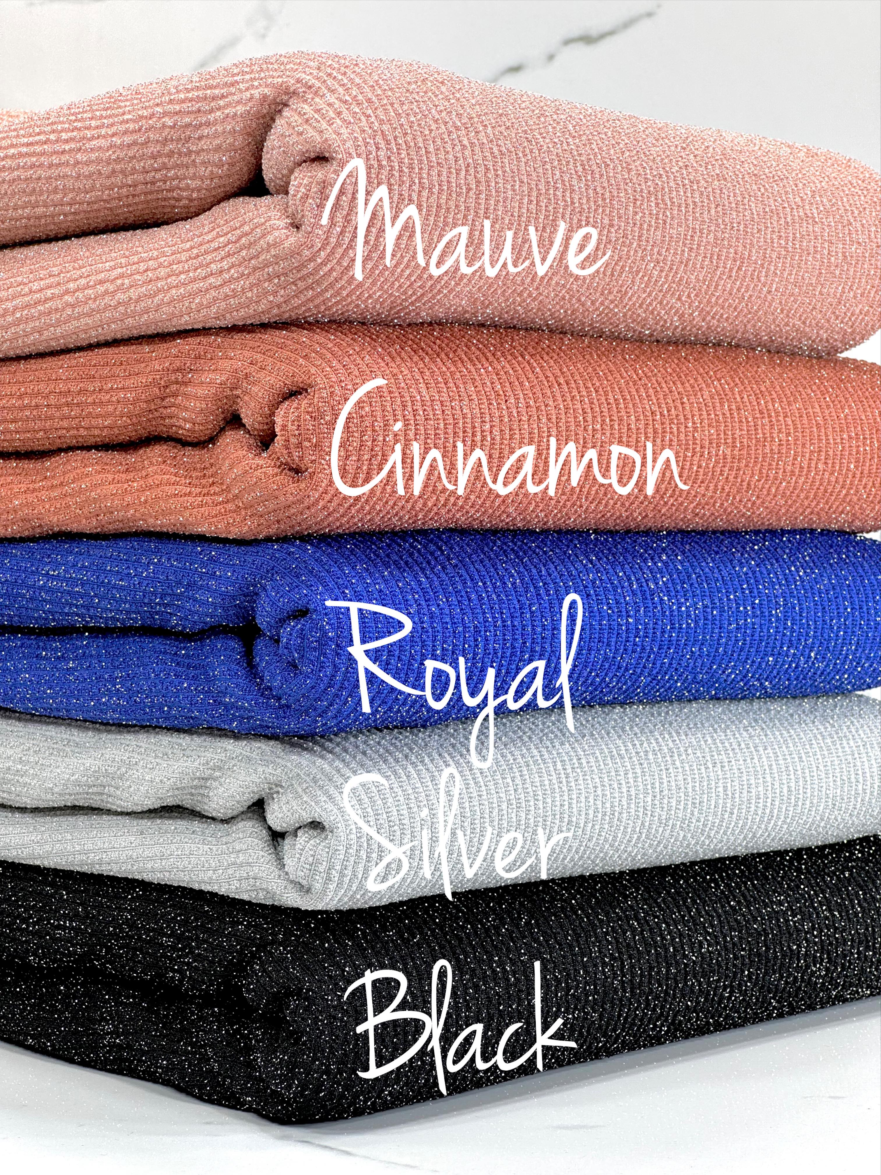 (URBAN RIB LUREX) SPARKLE ON ROYAL
