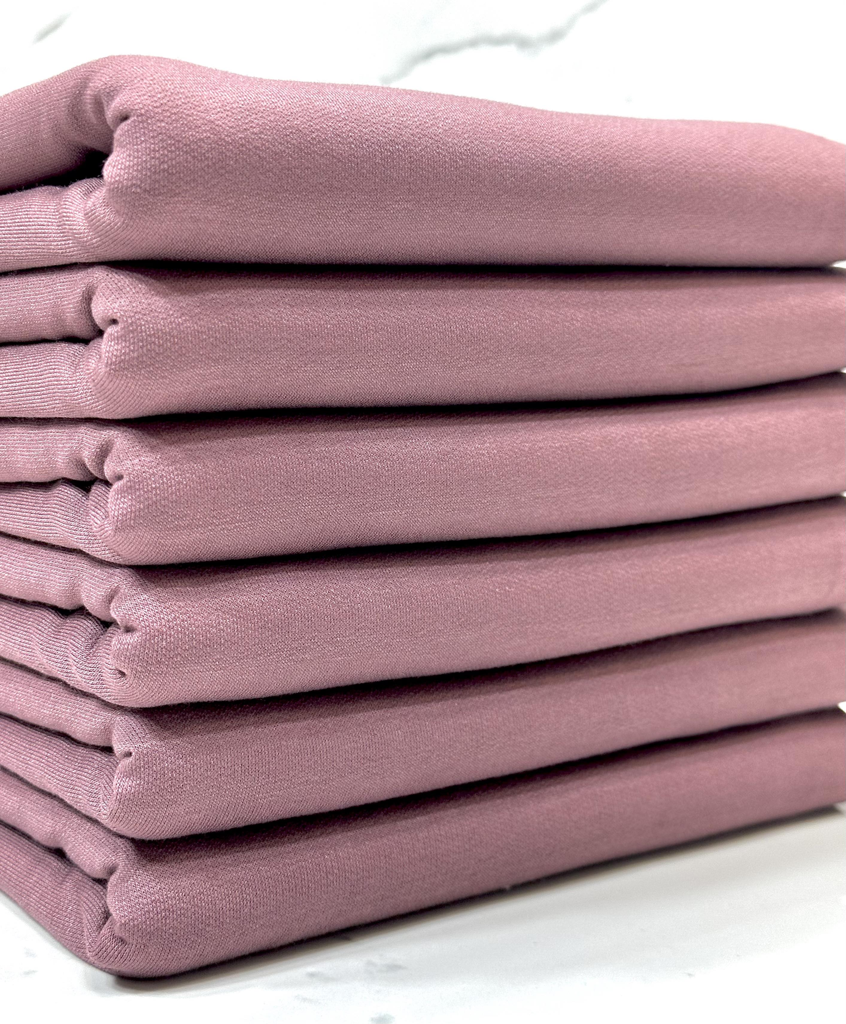 (FRENCH TERRY BRUSHED) DARK MAUVE