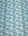 (POINTELLE RIB) BLUE AND OFF WHITE TINY FLOWERS ON OCEAN BLUE(1)