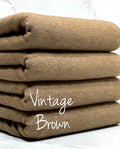 (BRUSHED SWEATER KNIT) VINTAGE BROWN