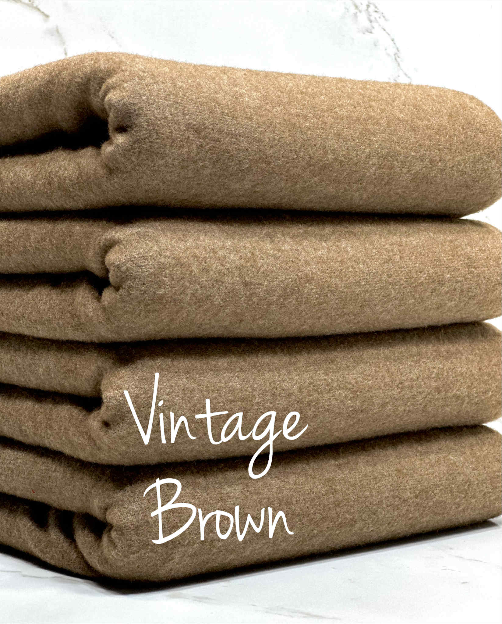 (BRUSHED SWEATER KNIT) VINTAGE BROWN