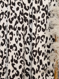 (URBAN RIB) BLACK LEOPARD ON OFF WHITE