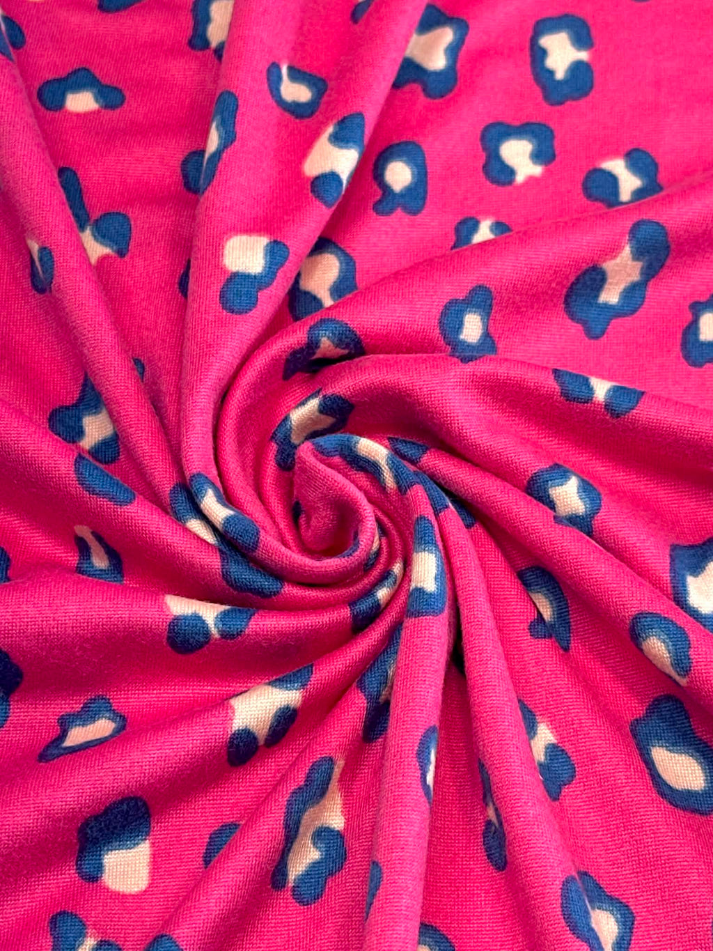 (DBP) TEAL CHEETAH ON FUCHSIA