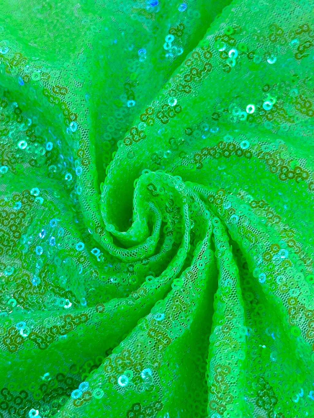 (SEQUIN) LIME GREEN